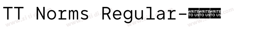 TT Norms Regular字体转换